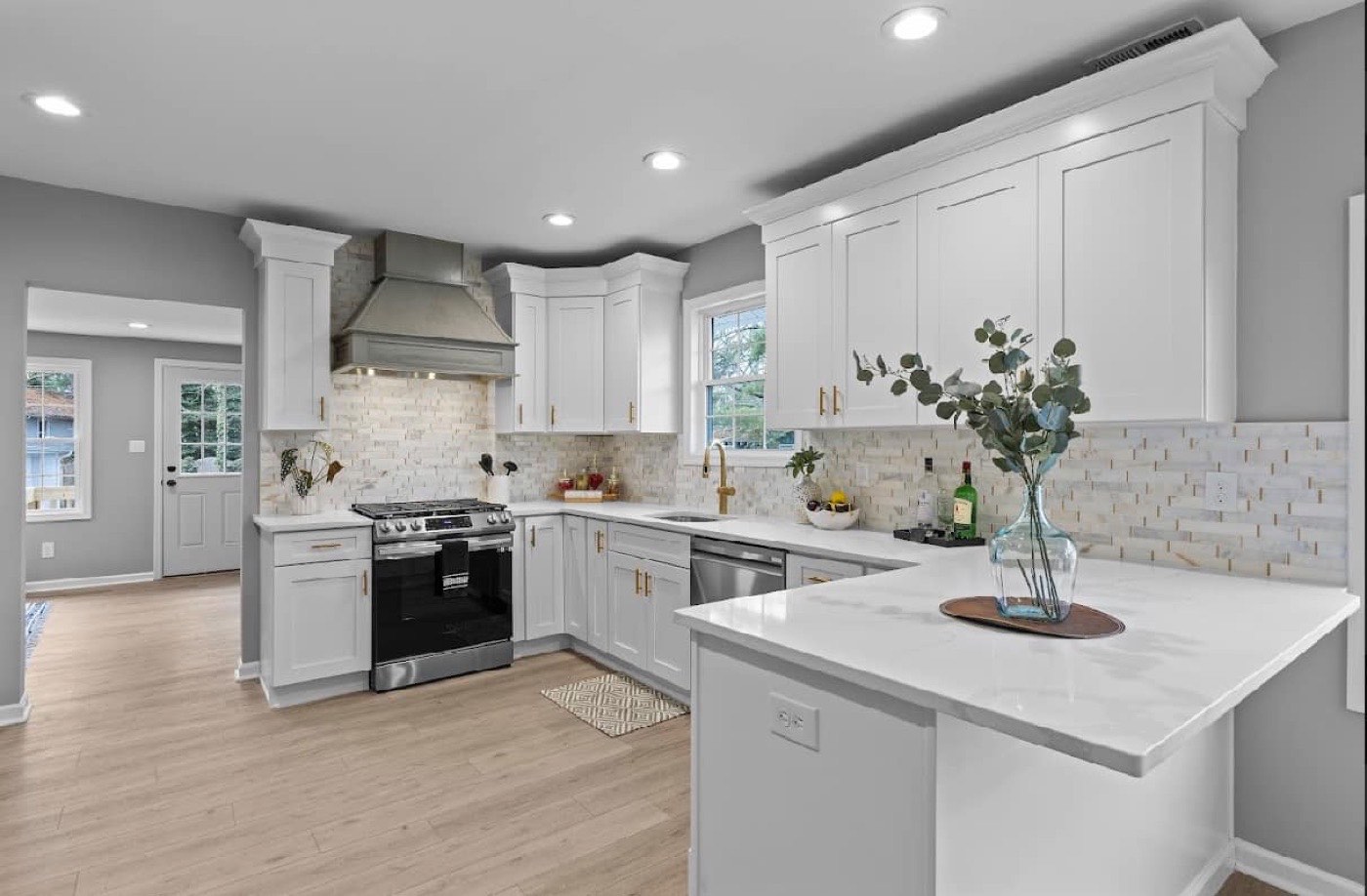 First floor renovation, Maple Ave
