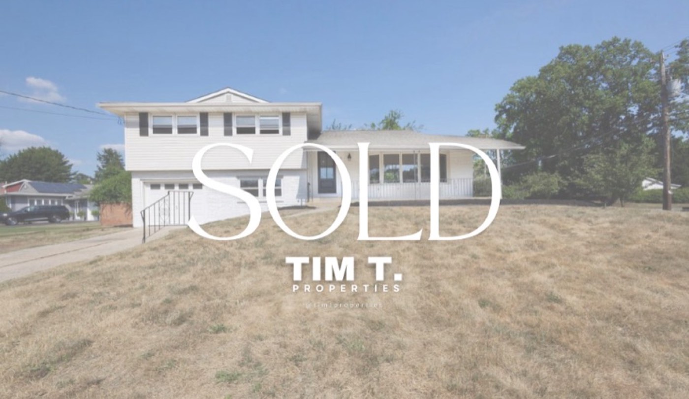 Sold by Tim T Properties