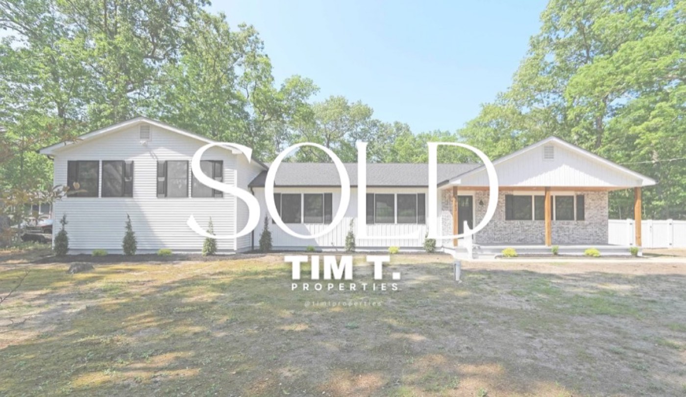 Sold by Tim T Properties