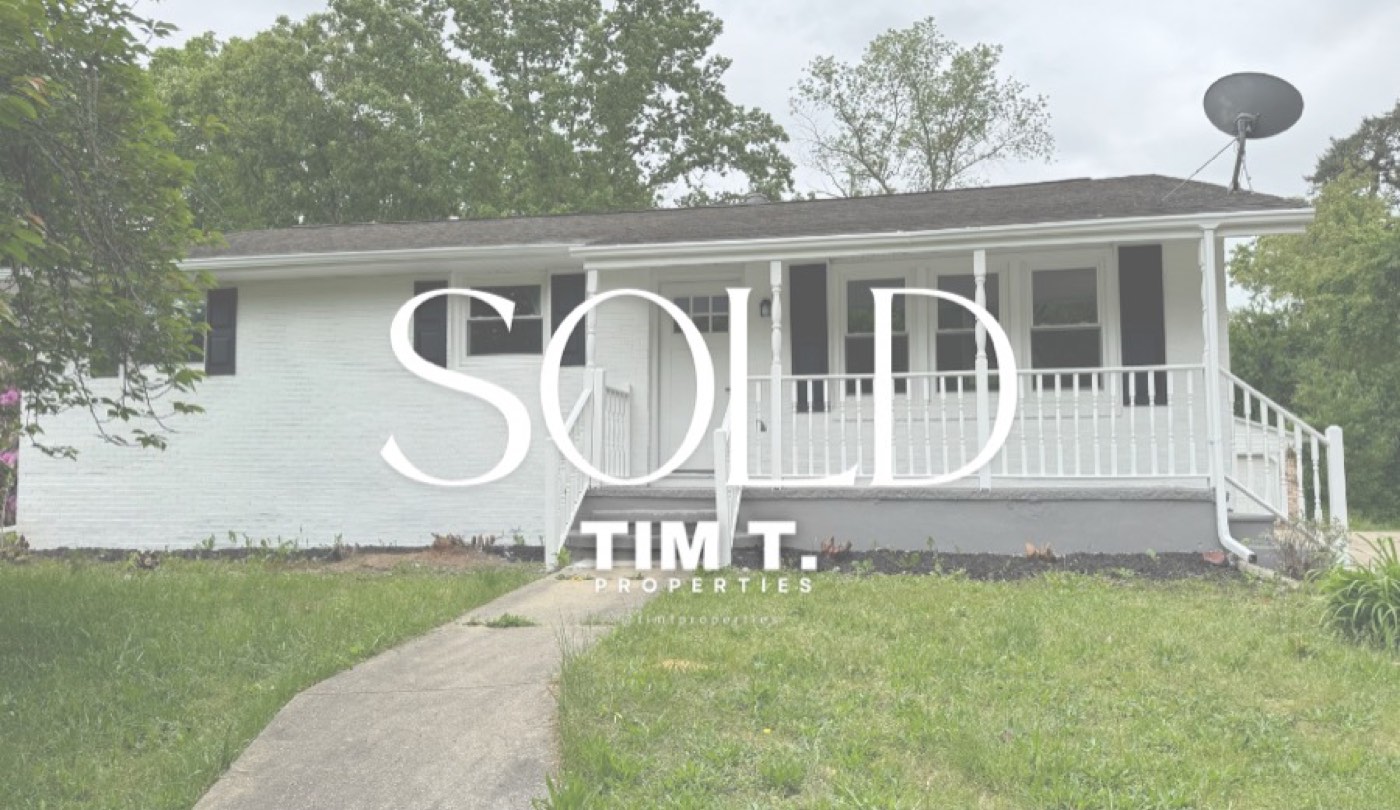 Sold by Tim T Properties